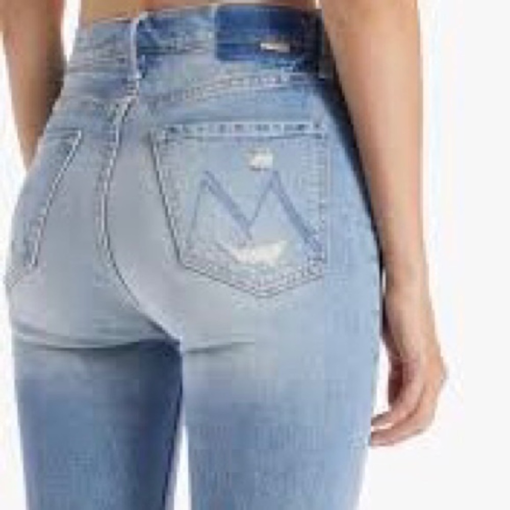 MOTHER SUPERIOR 👖 High Waisted The Confession Straight Legged Cropped Jeans! - Picture 6 of 16